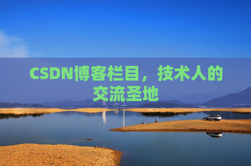 CSDN博客栏目，技术人的交流圣地